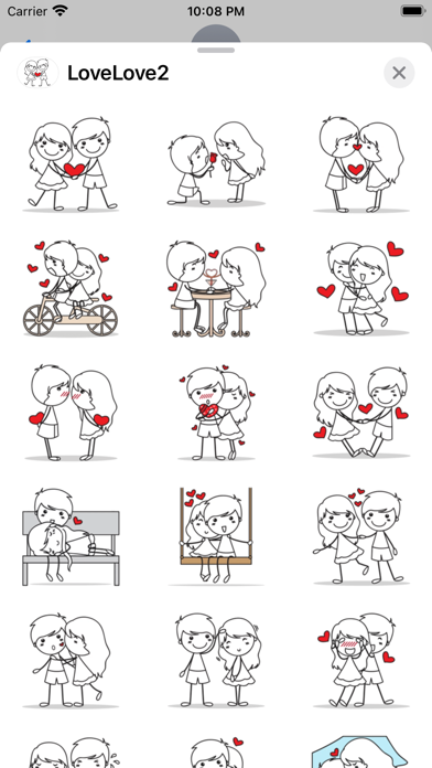Love Love Stickers Pack # 2 Screenshot