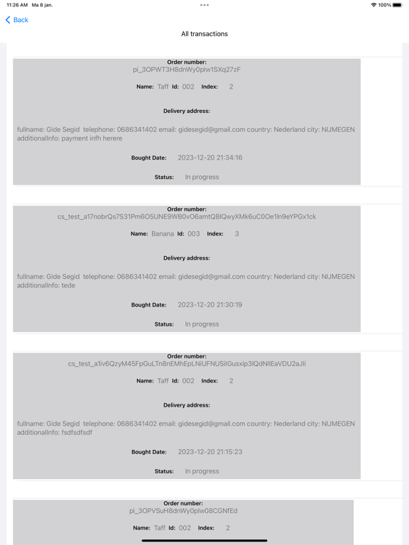 Hiyabna iPad screenshot 4 - Shopping app