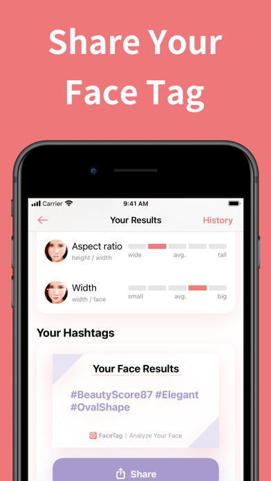 FaceTag - Face Ratio Analysis screenshot 3