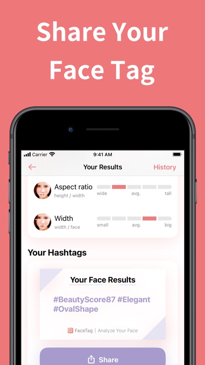 FaceTag - Face Ratio Analysis