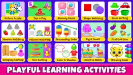 kids toddler & preschool games iphone screenshot 2