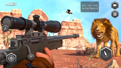 狙撃兵狩猟動物の3Dゲームのおすすめ画像1