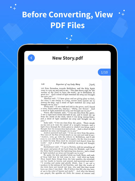 PDF Convert - Word to PDF iPad screenshot 6 - Utilities app