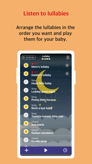 Don't cry my baby (Lullaby) Screenshot