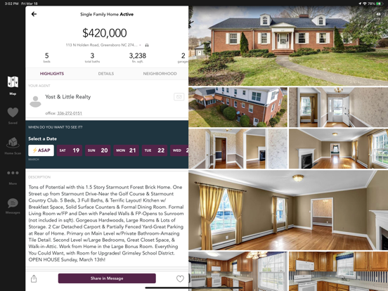 BHHS Carolinas Companies iPad screenshot 3 - Lifestyle app