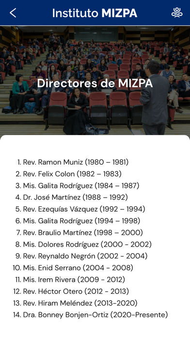 Instituto Bíblico Mizpa Screenshot