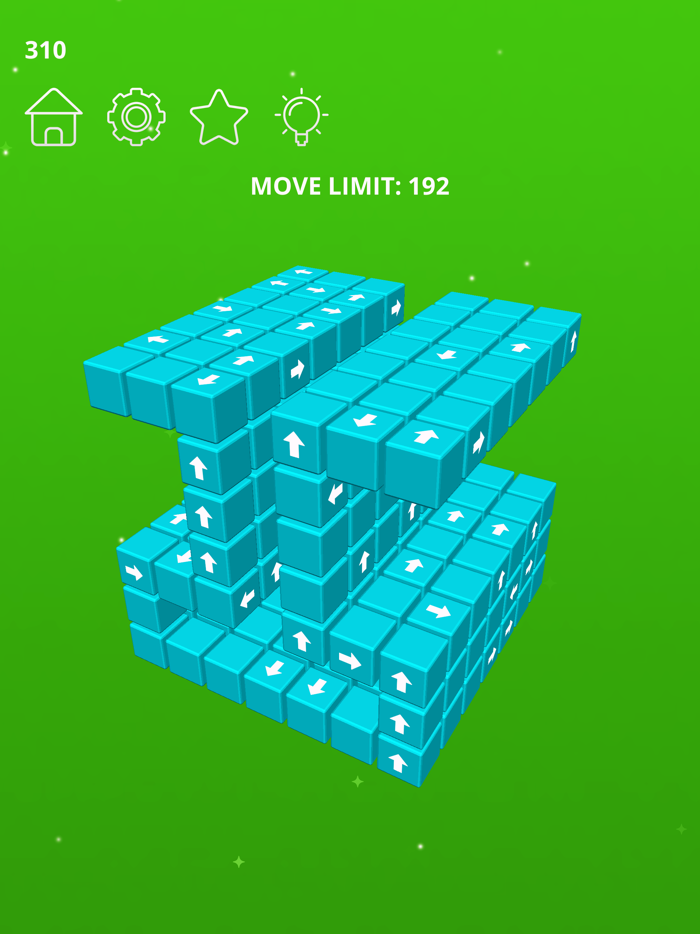 Tap Away 3D Cube