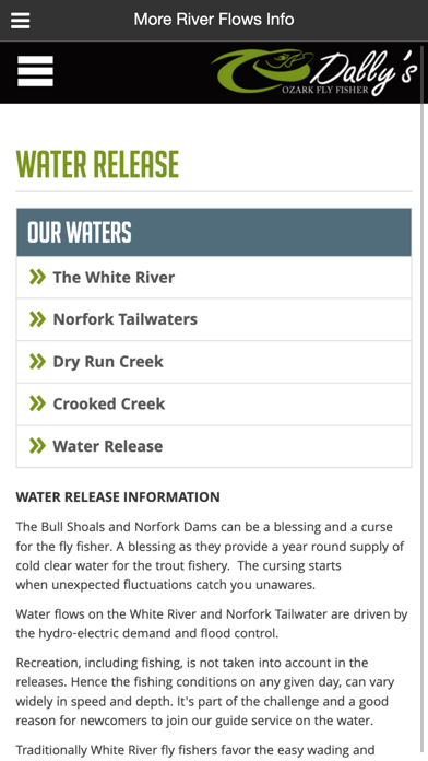 Dally's White River Fly Fisher Screenshot
