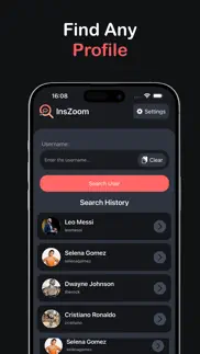 inszoom: profile viewer iphone screenshot 1