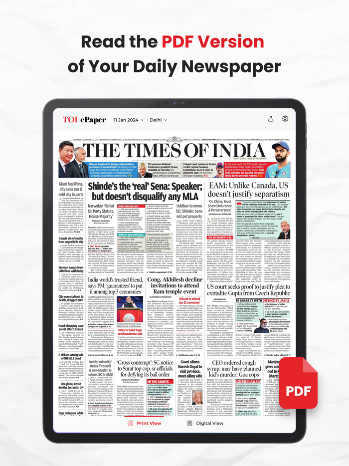 Times of India Newspaper App