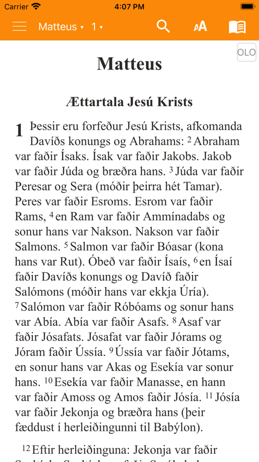Icelandic Bible - 1.0 - (iOS)