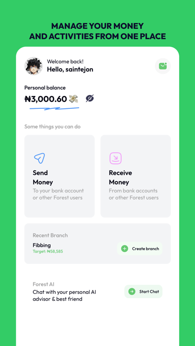 Forest: The social money app Screenshot