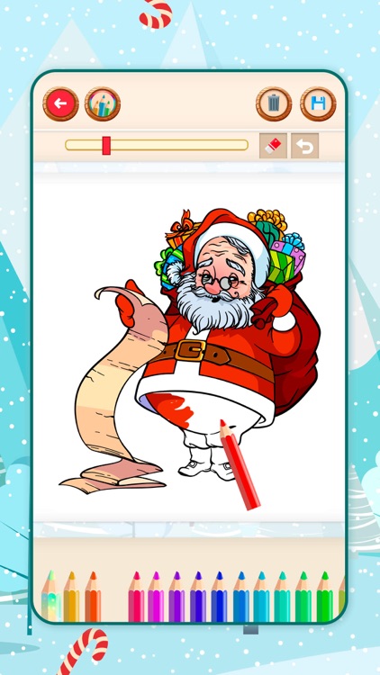 Christmas coloring book pic