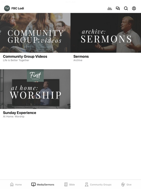 FBC Lodi iPad screenshot 2 - Education app