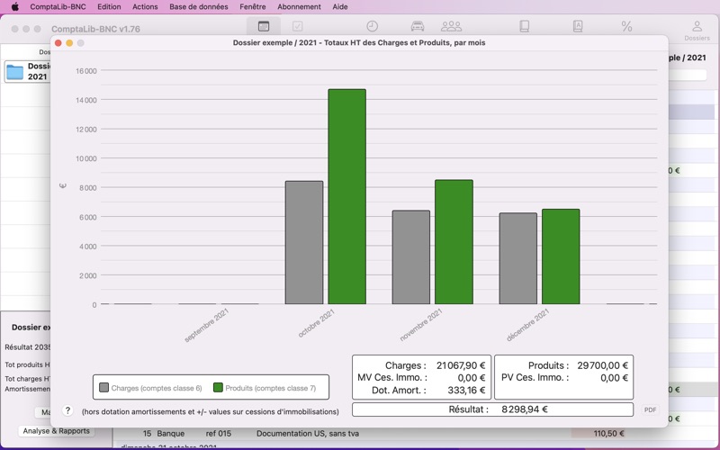 Screenshot #2 pour ComptaLib BNC - Prof. libérale