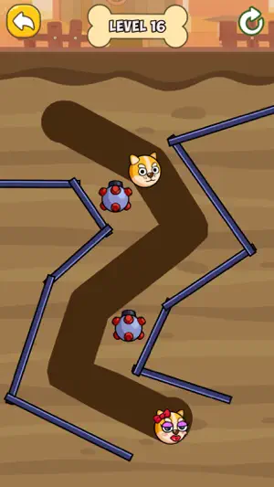 Doge Puzzle: Draw Love Lines screenshot 2