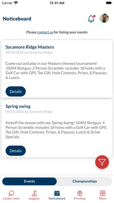 eClubgolf Screenshot