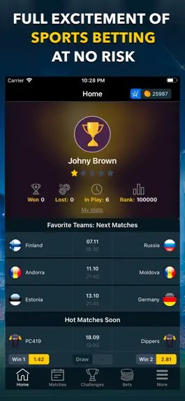 Game screenshot BETUP - Sports Betting Game mod apk