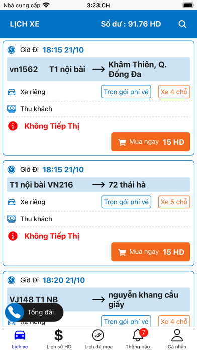 mobileTaxi - Xe vip Nội Bài Screenshot