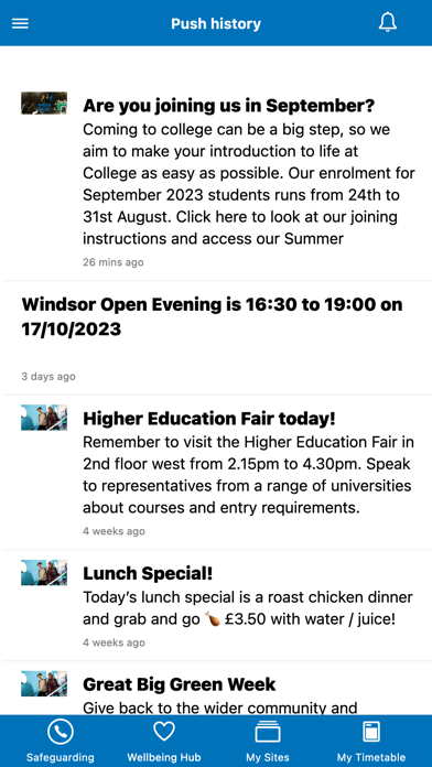 My Windsor College Screenshot