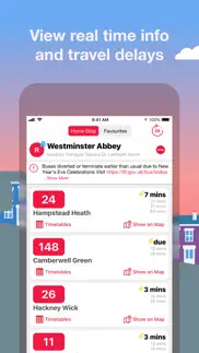 bus times london pro iphone screenshot 3