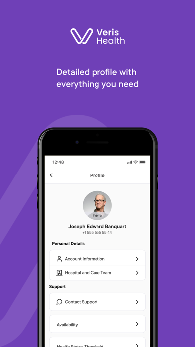 Veris Health - Clinician Screenshot
