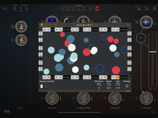 Screenshot #4 pour BounceBud Physics Based MIDI