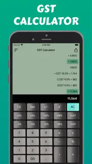 gst calculator% iphone screenshot 2