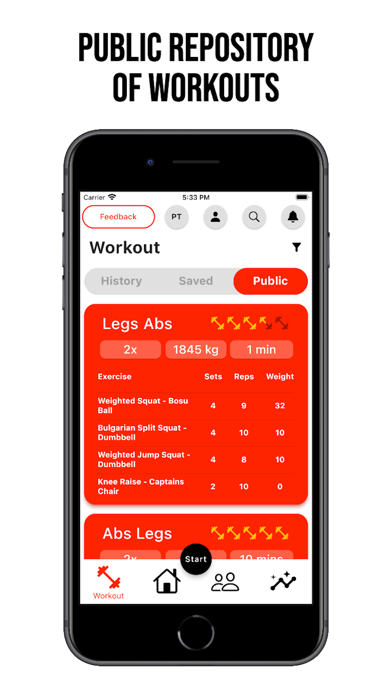 Kalo Fitness: Workout together Screenshot