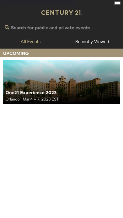 Century 21® Brand Events Screenshot