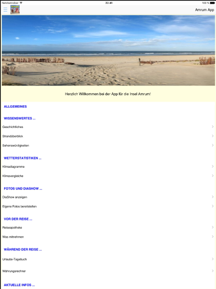 Amrum Urlaubs App