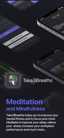 Game screenshot Take3Breaths Guided Meditation mod apk