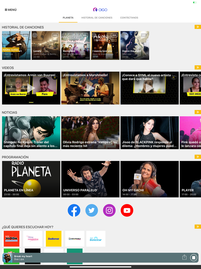 Oigo – Radios fm podcasts