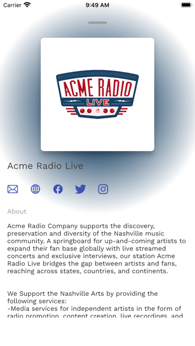 Acme Radio Live Screenshot