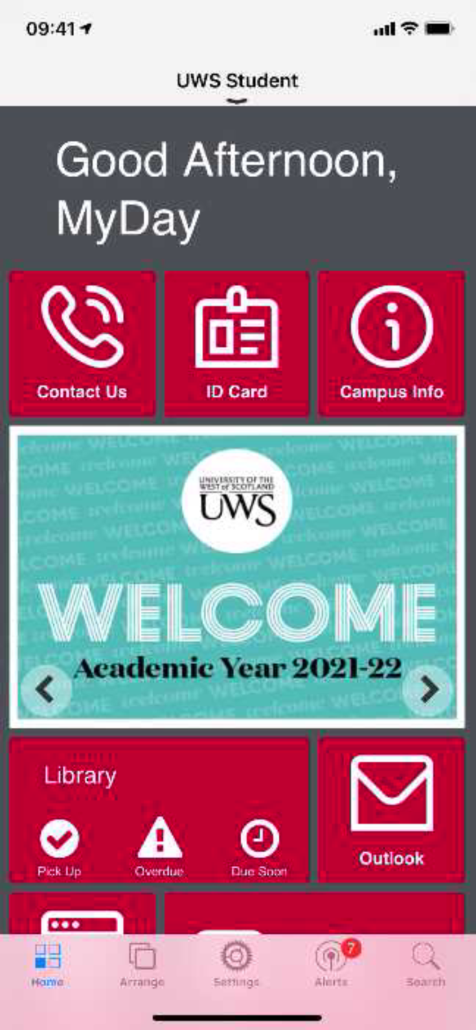 UWS Student App