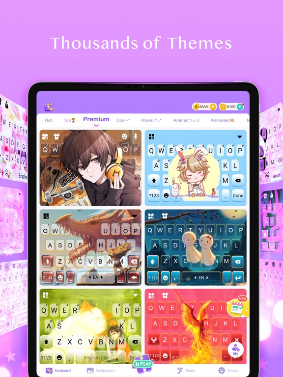 Screenshot #5 pour Jigsaw Keyboard-win Kika Theme