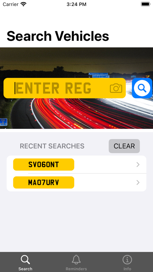 Car Check MOT History Search - 1.8 - (iOS)