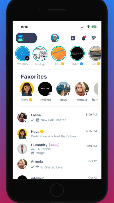 Facecard - Social Experience Screenshot