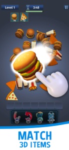 Tasty Match 3D Restaurant! screenshot #1 for iPhone