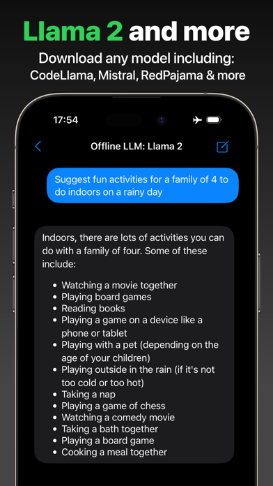 Offline LLM: Private AI Chat Screenshot