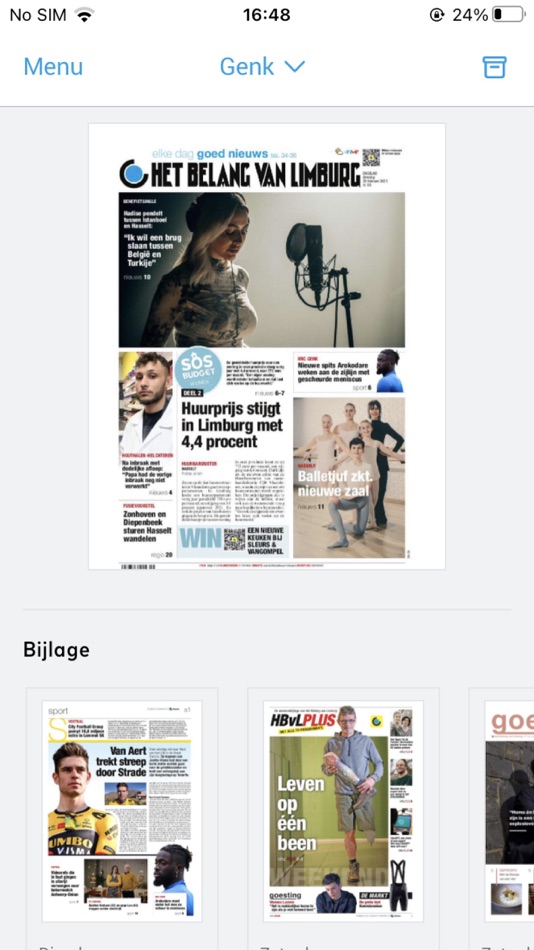 Het Belang van Limburg - Krant - 6.1.0 - (iOS)