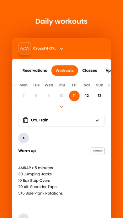 CrossFit OYL Screenshot