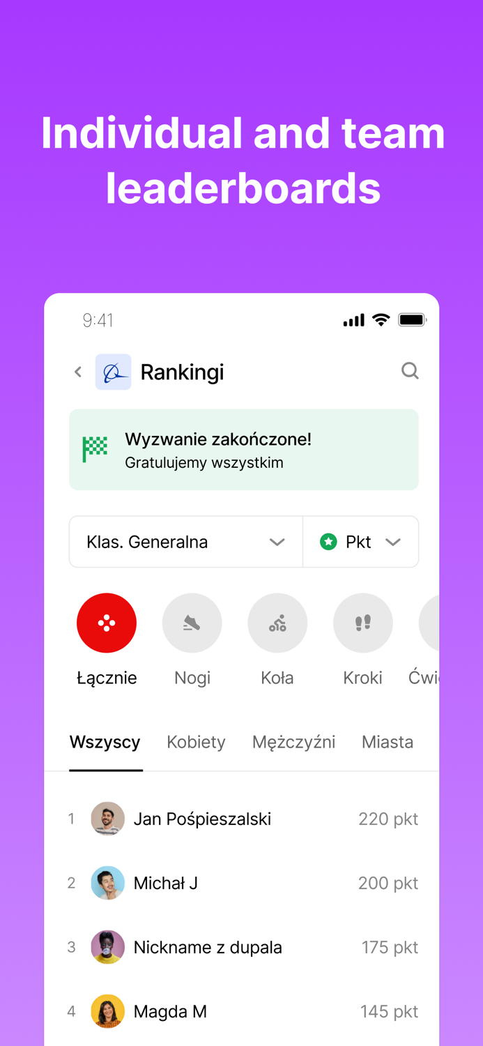 Activy Sports Challenges