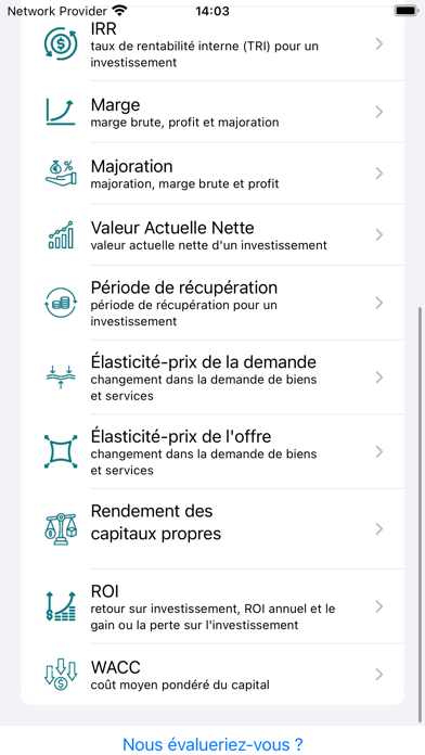 Screenshot #1 pour Calculatrices Finances
