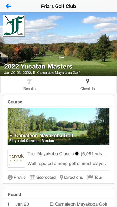 Friars Golf Club Screenshot
