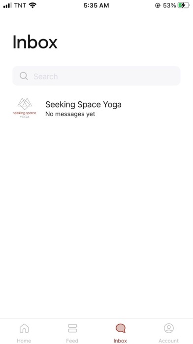 Seeking Space Yoga App Screenshot
