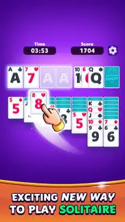 solitaire smash: real cash! iphone screenshot 1