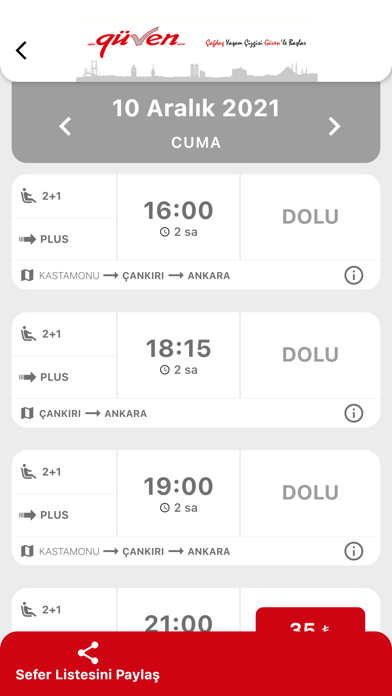 Güven Turizm Screenshot