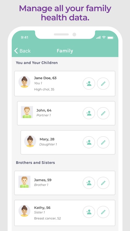 FamGenix Family Health History screenshot-3