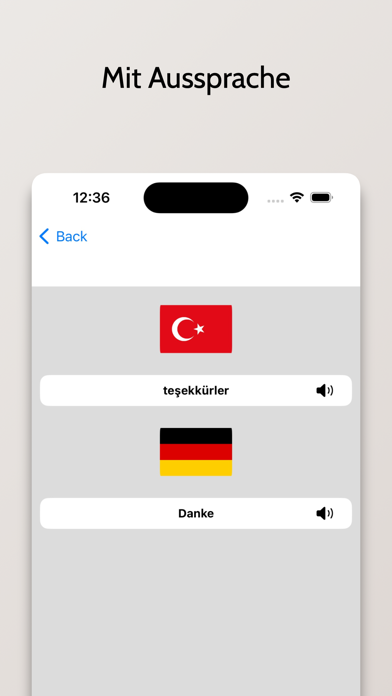 Türkisch/Deutsch Wörterbuch Screenshot